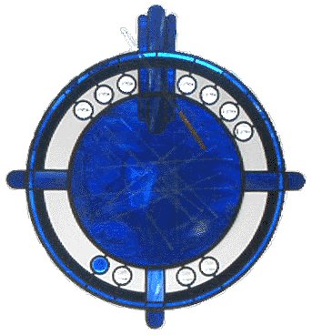 Blue Nautical Shield